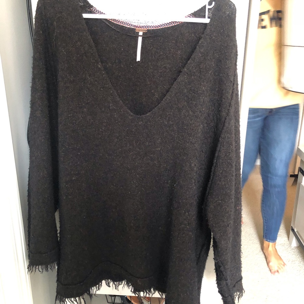 Free People Fringe Sweater